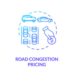 Road Congestion Pricing Concept Icon