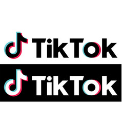 Tiktok Logo In Two Versions