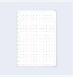 Dotted Notebook Page