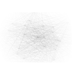 Grey Thin Low Poly Network Lines Abstract