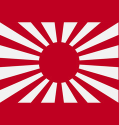 Rising Sun Flag Japan Eps10