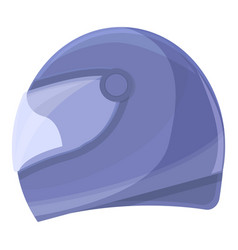 Biker Helmet Icon Cartoon Moto Clothes