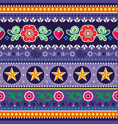 Pakistani And Indian Truck Seamless Pattern