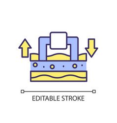 Raw Materials Mining Rgb Color Icon