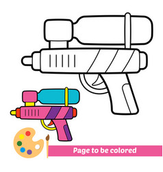 Coloring Book For Kids Water Gun