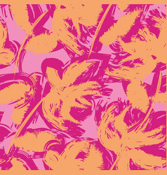 Floral Brush Strokes Seamless Pattern Design