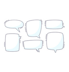 Hand Drawn Speech Bubble For Chatting Cartoon