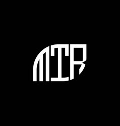 Mtr Letter Logo Design On Black Background