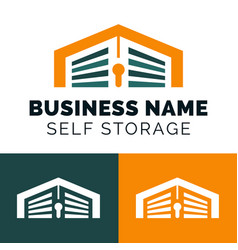 Safe Self Storage Modern Logo Design