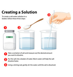 Salt Water In Beaker Experiment