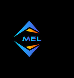 Mel Abstract Technology Logo Design On Black