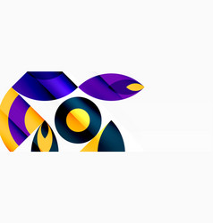 Vibrant Logo With Purple Yellow And Electric