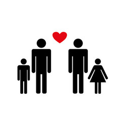 Gay Couples And Family With Children Icon