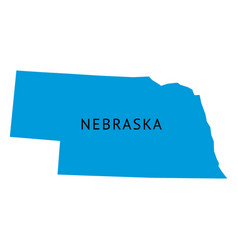 Nebraska State Plain Map