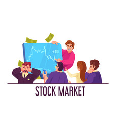 Stock Market Cartoon