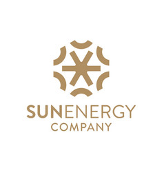 Sun Solar Energy Logo Concept