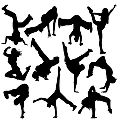 Silhouette Break Dance