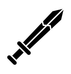 Broken Sword Glyph Icon For Personal