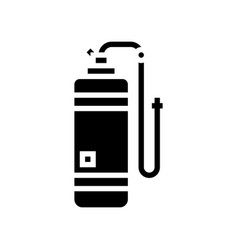 Anesthesia Gas Cylinder Glyph Icon