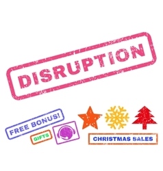 Disruption Rubber Stamp