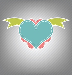 Pink grungy heart Royalty Free Vector Image - VectorStock