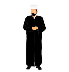 Islamic Priest Portrait Muslim Imam