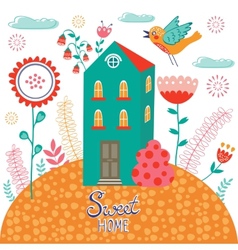 Home sweet concept Royalty Free Vector Image - VectorStock