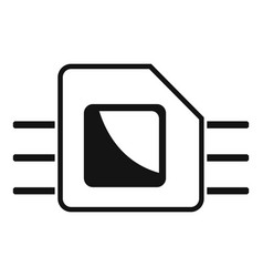 Phone Esim Icon Simple Style