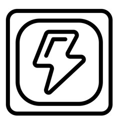 Power Nuclear Energy Icon Outline Atomic