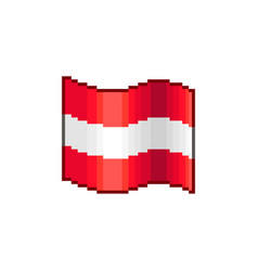 Waving Flag Of Austria