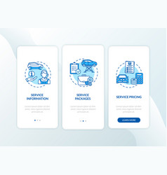 Booking Car Service Onboarding Mobile App Page