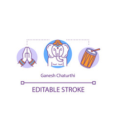 Ganesh Chaturthi Concept Icon