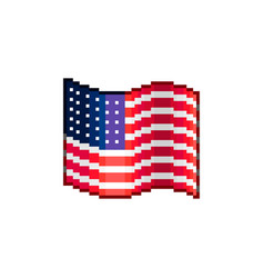 Waving Flag Of Usa