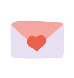 Lovely Envelope With Big Heart