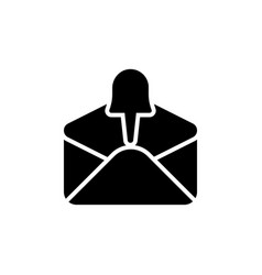 Mail Attachment Icon In Logotype