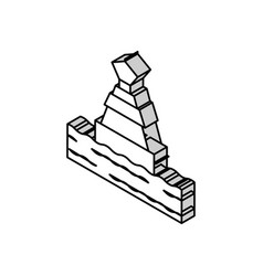 Buoy Port Isometric Icon