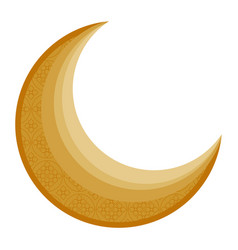 Golden Crescent Moon