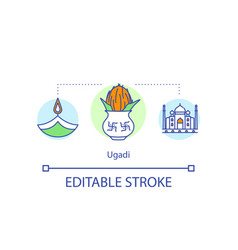 Ugadi Concept Icon