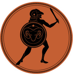 Zodiac In The Style Of Ancient Greece Aries Greek