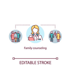 Family Counseling Concept Icon