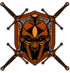 Gladiator And Sword Logo