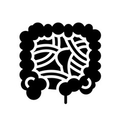 Intestinal Obstruction Disease Line Icon