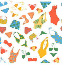 Seamless Pattern Of Colorful Hand Drawn Summer