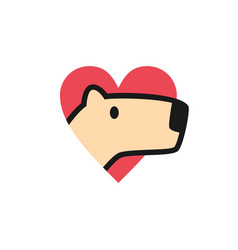 Capybara Love Logo Icon