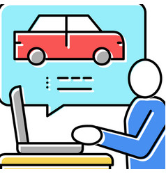 Driving Test Preparation Color Icon