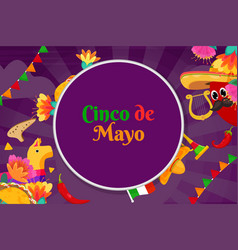 Flat Cinco De Mayo Celebration Background