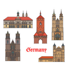 German Architecture Magdeburg Naumburg Landmarks