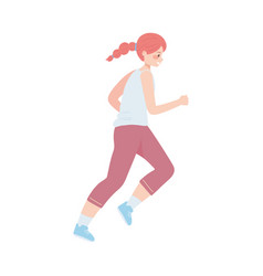 Girl Running Activity