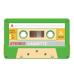 Retro Audio Tape Cassette Template Old Technology