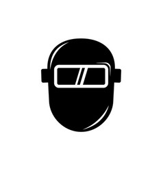 Welding Helmet Flat Style Icon